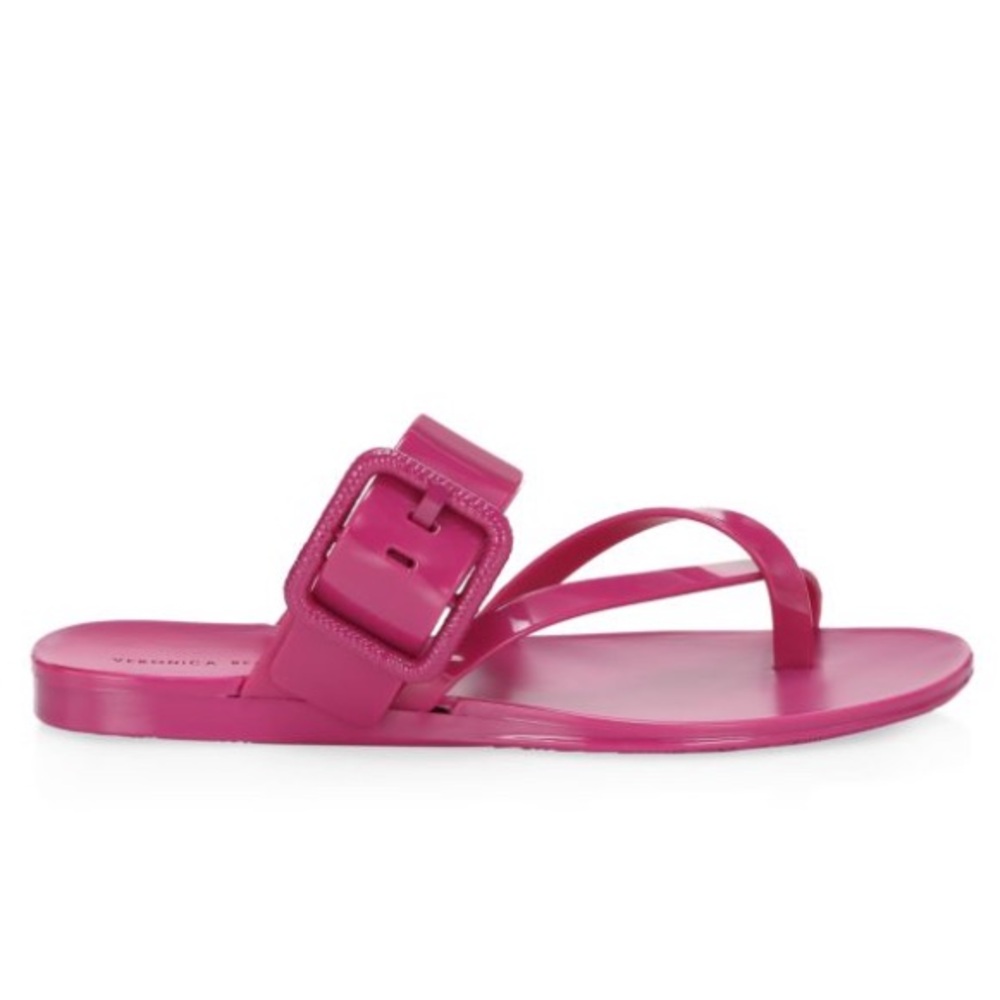 Veronica Beard Salva Jelly Strappy Sandals Pink Size 9
